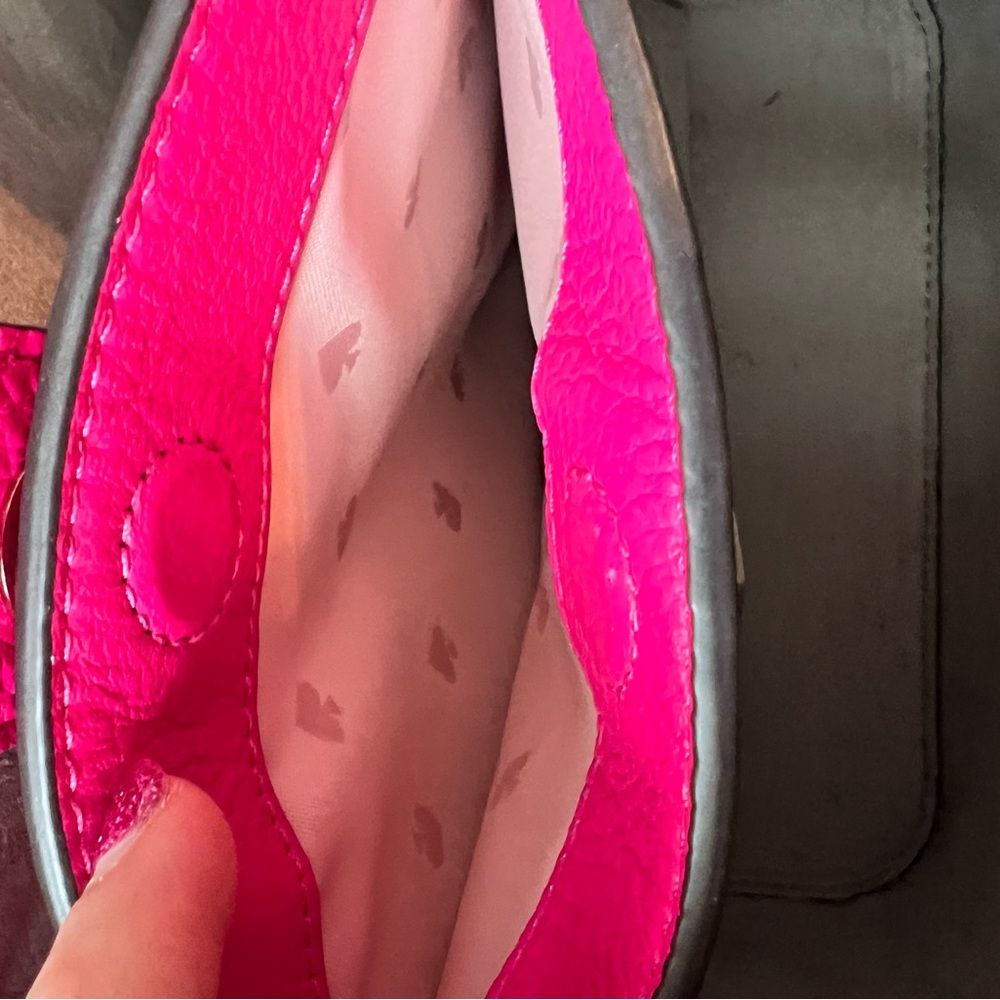 Kate Spade Vibrant Pink Shoulder Bucket Bag - Picture 6 of 6